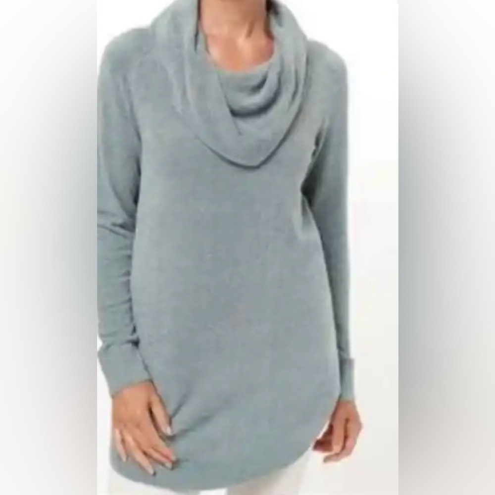 Barefoot Dreams Cozychic Ultra Lite Cowl Neck Sweater Size S